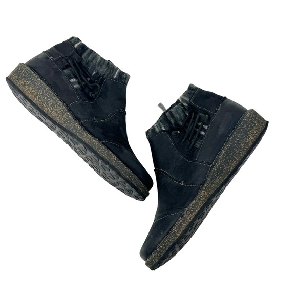 Aetrex Tessa Leather Ankle Boots Black Size 10 - Picture 9 of 9